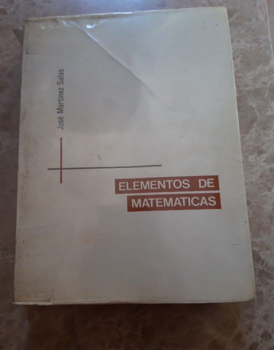Libro de segunda mano: Elementos de matemáticas