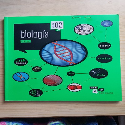Libro de segunda mano: cuadernillo de Biología 2º bachillerato de prácticas