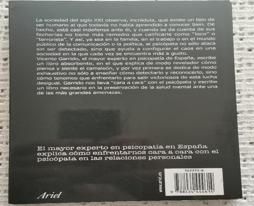 Imagen 2 del libro Cara a cara con el psicópata 