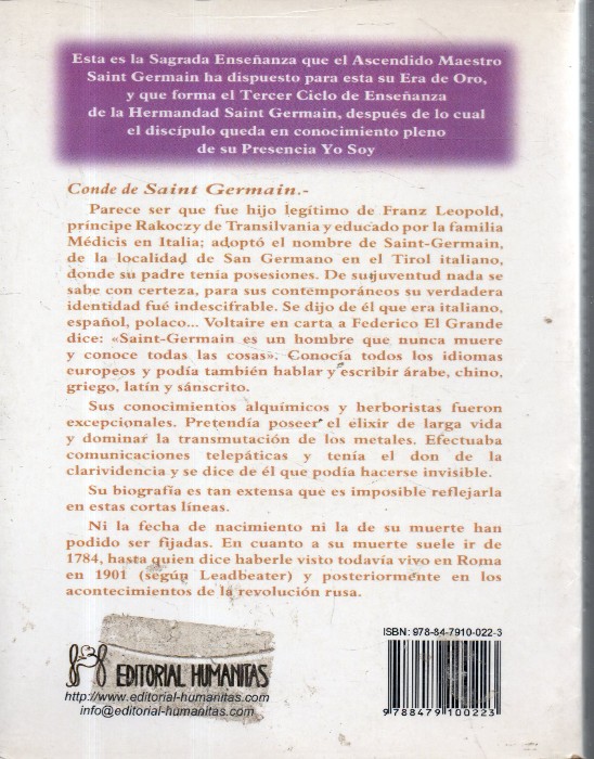 Imagen 2 del libro El Libro de Oro de Saint-Germain
