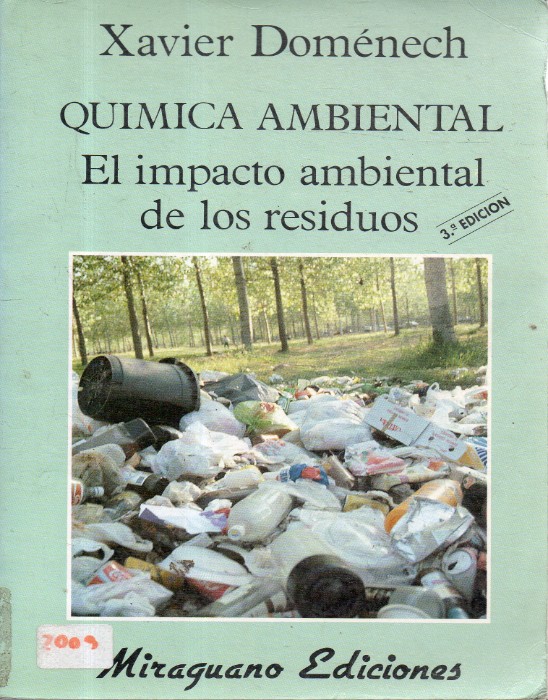 Libro de segunda mano: Química ambiental