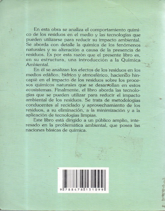 Imagen 2 del libro Química ambiental