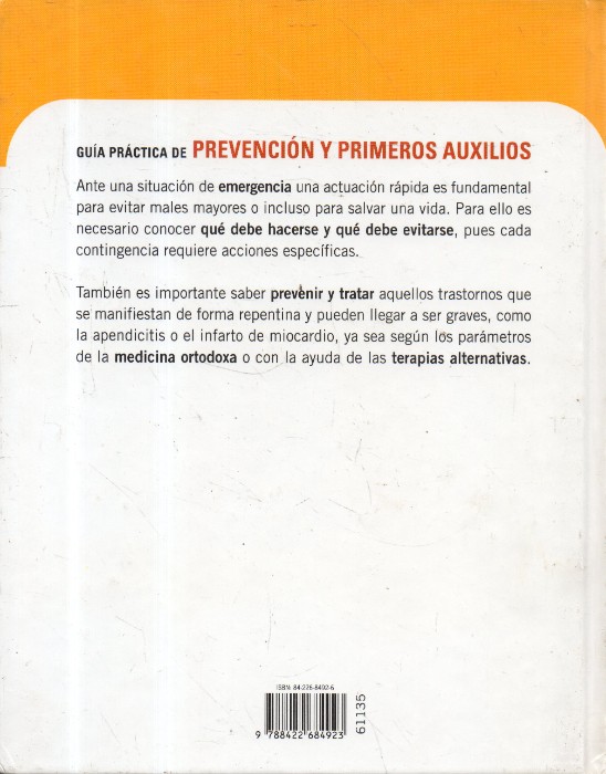 Imagen 2 del libro Prevención y primeros ausilios