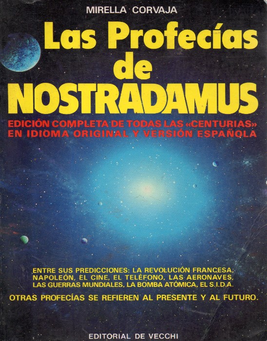Libro de segunda mano: Las profecías de Nostradamus