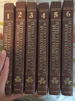 Libro de segunda mano: Enciclopedia Familiar de la Medicina y la Salud Completa 6 Vols. (Servagrup 1983)