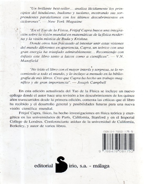 Imagen 2 del libro El Tao E La Fisica tao And the Physique