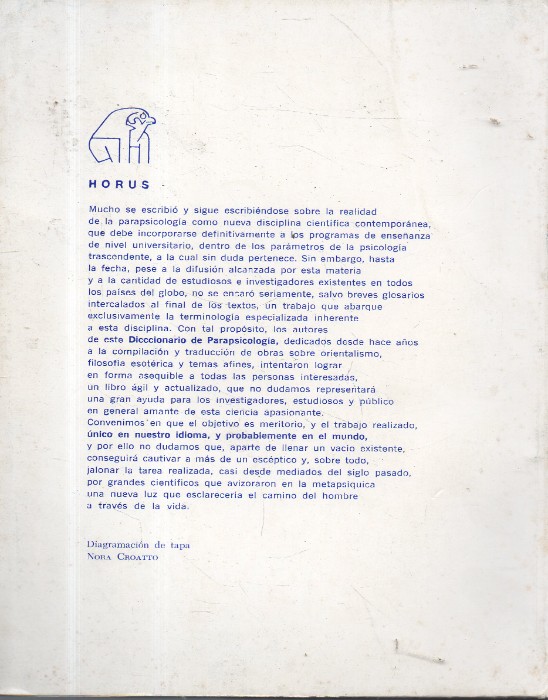 Imagen 2 del libro diccionario de parapsicologia  edicion argentina 
