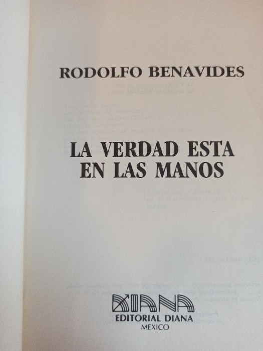 Imagen 2 del libro la verdad está en las manos
