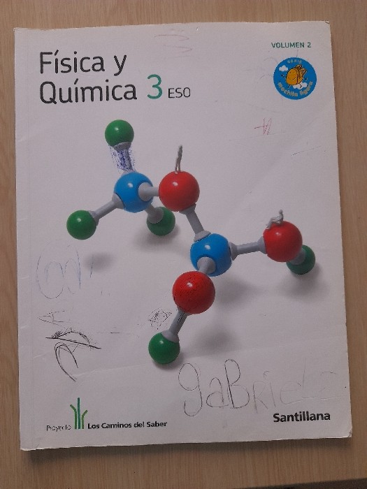Libro de segunda mano: Fisica y Quimica 3 E.S.O