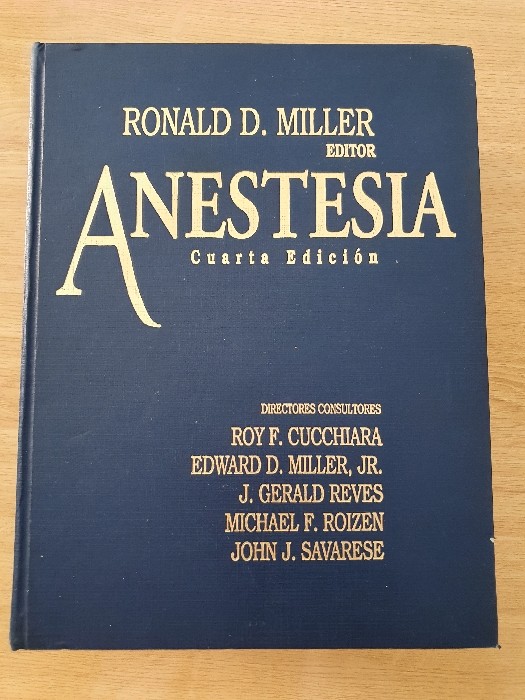 Libro de segunda mano: Anestesia