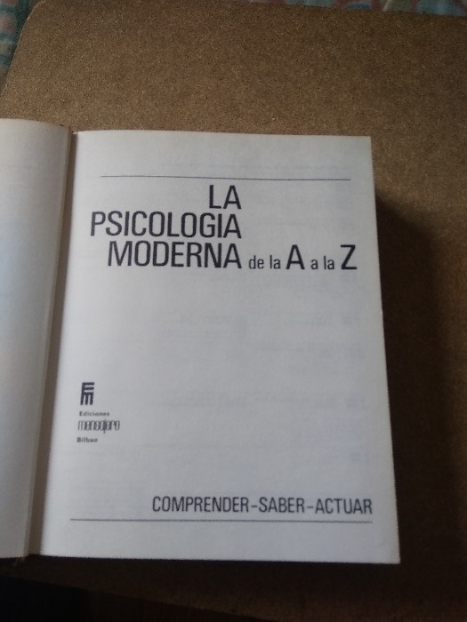 Imagen 2 del libro La psicología de la A a la Z
