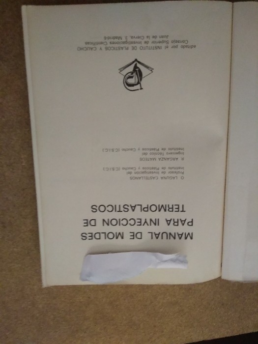 Imagen 2 del libro Manual de moldes para inyección de termoplásticos 