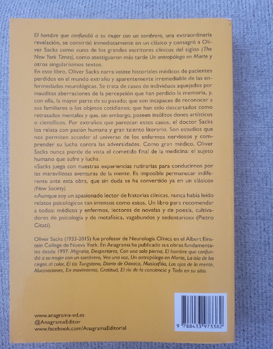Imagen 2 del libro El hombre que confundio a su mujer con un sombrero  